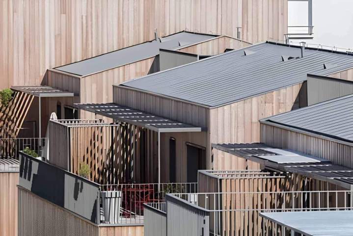 Toiture en bac acier nervuré Le Coudray